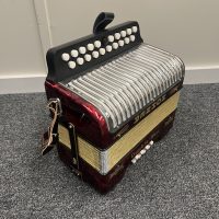 Hohner Double Ray 2 row button accordion