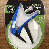 Blue Nashville guitar capo