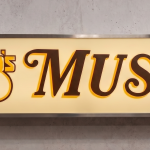 1970’s Lillo’s Music Vintage Sign